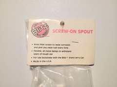 NOS Blitz Metal Jerry Can Nozzle 3/4″ Screw-On Spout USMC 400034 Flexible USA