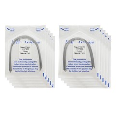 100PCS Dental Orthodontic Niti Arch Wire Natural Form Arches Round Rectangular