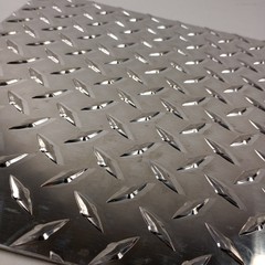 12″ x 12″ Diamond Plate Aluminum .125″ Thick (1/8 in) – Treadplate, 3003 Alloy