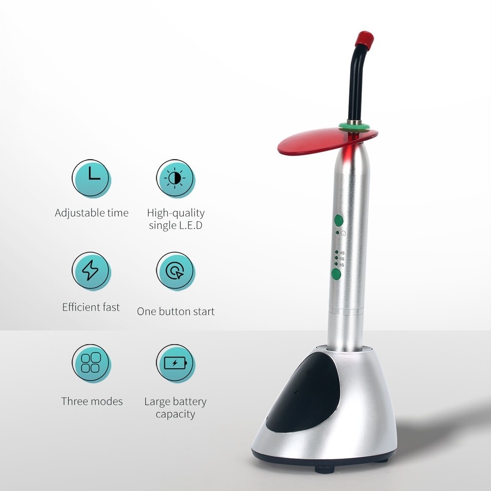 Dental Orthodontic Wireless LED Curing Light Cure Lamp YS-C 2700mw/cm²