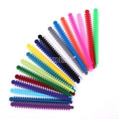 AZDENT Dental Orthodontic Ligature Ties Elastic Rubber Bands /Round Arch wires