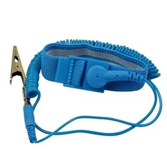 Anti-Static Wrist Band ESD Grounding Strap Prevents Static Build Up, Blue