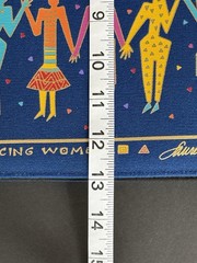 VINTAGE Laurel Burch Dancing Women Zip Padfolio/Organizer 13×10 Hong Kong NWT