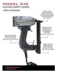 Powernail PTACK54E 20-Ga. 3/16-In. Crown Electric Carpet Stapler (REFURBISHED)