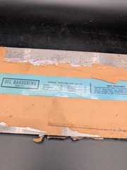 NOS Marshall Oil Hardening Precision Ground Flat Stock 5/16″ X 6″ X 18″ Type O1