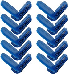 10x Dental Autoclavable Digital Posterior Bitewing Sensor Holder Red Yellow Blue