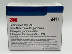 1 CASE of 3M 5N11 N95 Replacement Particulate Filter For 3M Respirator 10 Boxes