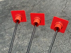 Sandbaggy OSHA Rebar Safety Caps (Impalement Protection) | Rebar #3-8 [USA Made]