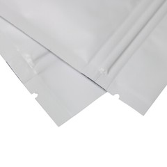 100x Matte White Metallic Foil Mylar Zip Lock Bags 4x6in (Free 2-Day Shipping)