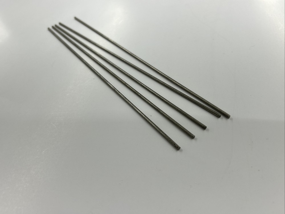 752 18% Nickel Silver 1/8” x 11” 5 Pieces Round Pin stock Turning Knife Making