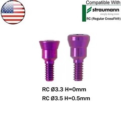 US Dental NC/RC Healing Cap Abutment Cover Screw Fits Straumann ITI BL/BLT
