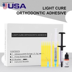 Dental Orthodontic Brackets Braces Mini Roth 022 /Light Cure Composite Resin Kit