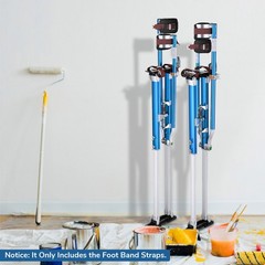 Yescom 4 pcs Drywall Stilt Straps Adjustable Foot Band Replacement Part Kit