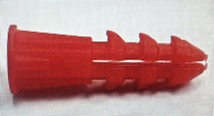 Barbed Ribbed Plastic Anchors #6-8-10 x 1″ Blue, With or Without #6 x 1″ Screws