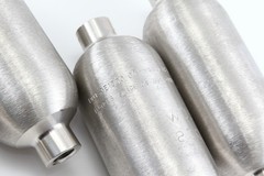 Sample cylinder 150CC, Swagelok 304L-HDF4-150, 1/4 NPT double ended.