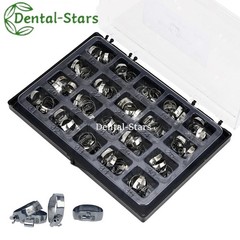 80 Pcs Dental Orthodontic Buccal Tube 1st Molar With Bands Roth/MBT 022″ 16#-35#
