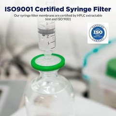 100pcs Lab PES STERILE Syringe Filter 33mm Diameter 0.22μm Pore Size Hydrophilic