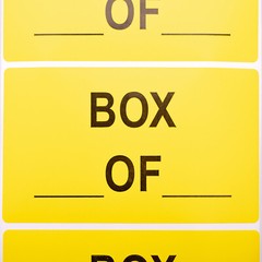 Box _ of _ Stickers (5″ x 3″) Large Inventory Labels (1) roll of 500 labels