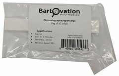 Grade 1 Chromatography Paper 6×0.75in for Labs, School, Pigment Separation