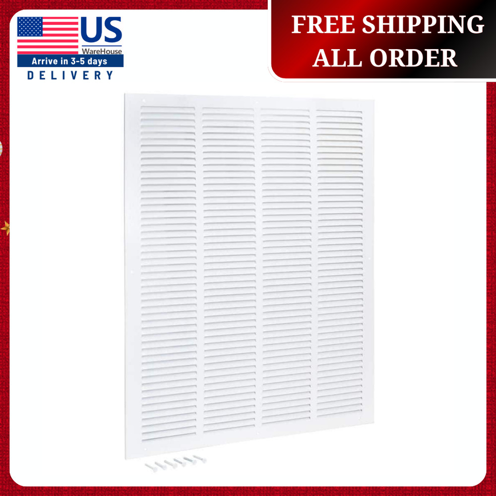 20 In. X 25 In. Steel Return Air Grille Free Ship NEW