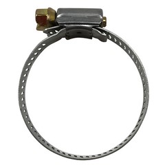 Box of 100 SAE #24 Stainless Steel 1-1/16 to 2 Worm Gear Hose Clamp 1/2 Band USA