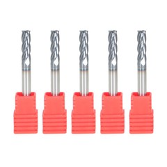 5Set 3/16″ 4 Flute 2″ Overall Length Regular Carbide End Mill TiALN COATED New