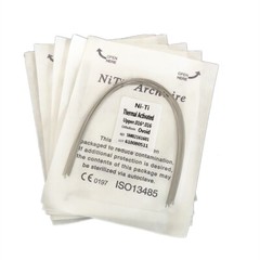 Dental Orthodontic Heat Thermal Activated Niti Rectangular Arch Wires