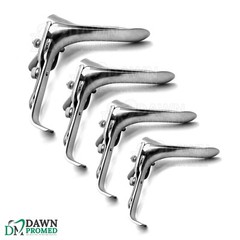 Graves Vaginal Speculum 4 Pcs Set OB/GYN Pelvic Exam Surgical Inst German Grade
