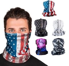 Face Shields UV30+ Neck Gaiter Lightweight Breathable Sun Dust Protection 5 Pac