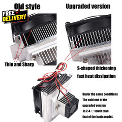 Mini Air Conditioner DC 12V DIY Thermoelectric Peltier Refrigeration Cooling….