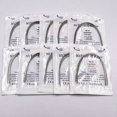 Dental Ortho Niti Super Elastic Rectangular Round Arch Wire Ovoid/Square/Natural