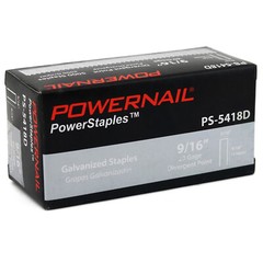 Powernail PS5418D 20 Ga. 3/16 In. Crown 9/16 In. Length Carpet Staples (5000 ct)