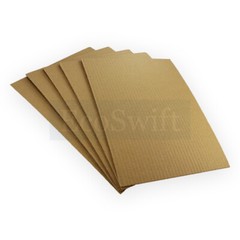 200 5×7 EcoSwift Corrugated Cardboard Pads Filler Inserts Sheet 1/8″ Thick 5 x 7