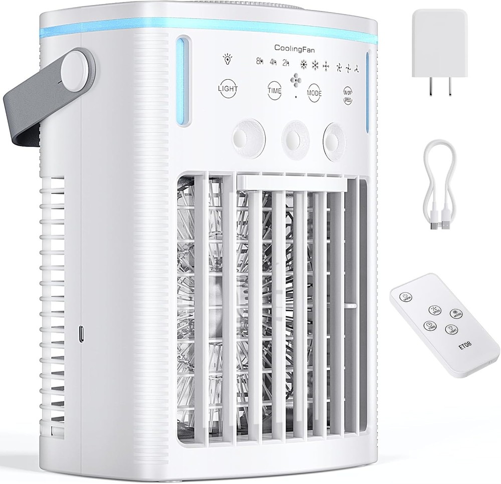 Portable Air Conditioners, 2026 Upgraded 4-IN-1 Quiet AC Unit Black