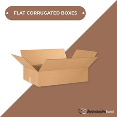 24 x 12 x 4 – Flat Corrugated Boxes – ECT-32, 25/Bundle