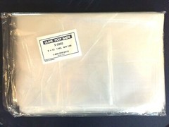 100 CLEAR 9 x 12 POLY BAGS PLASTIC LAY FLAT OPEN TOP PACKING ULINE BEST 1 MIL