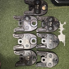 7PCS 1/4″–1-1/8″ Press Jaws Set for Copper Piping with Carry Case