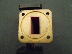 WAVEGUIDE WR75 CROSS GUIDE COUPLER 10.95-11.95, 60 DB COUPLING.