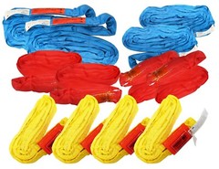 Endless Round Sling Recovery Kit Max Capacity 42,400 lbs Wrecker Tow Strap USA