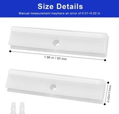 Door Window Regulator Glass Run Channel Track Guide Clip Compatible with Fiat 12