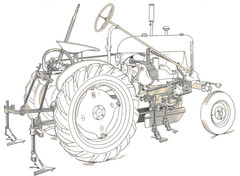IH International Harvester CUB-144 One Row Cultivator Owner Manual & Parts List