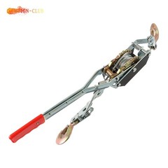2 Ton Come Along Winch Heavy Duty 2 Hook Steel Cable Dual Gear Power Puller