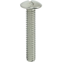 1/4-20 Truss Head Machine Screws Slotted Drive Stainless Steel All Lengths
