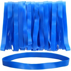 30PCS Large Rubber Bands Heavy Duty Size #107 Blue Elastic Long Rubber Bands
