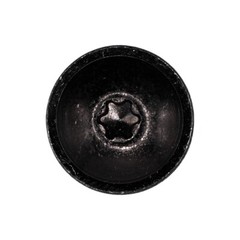25 Pcs Tapping Screw Torx Truss Head Black