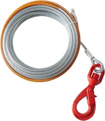 Galvanized Steel Winch Cable, 3/8 Inch X 50 Feet 15,200 Lbs Breaking Strength, W