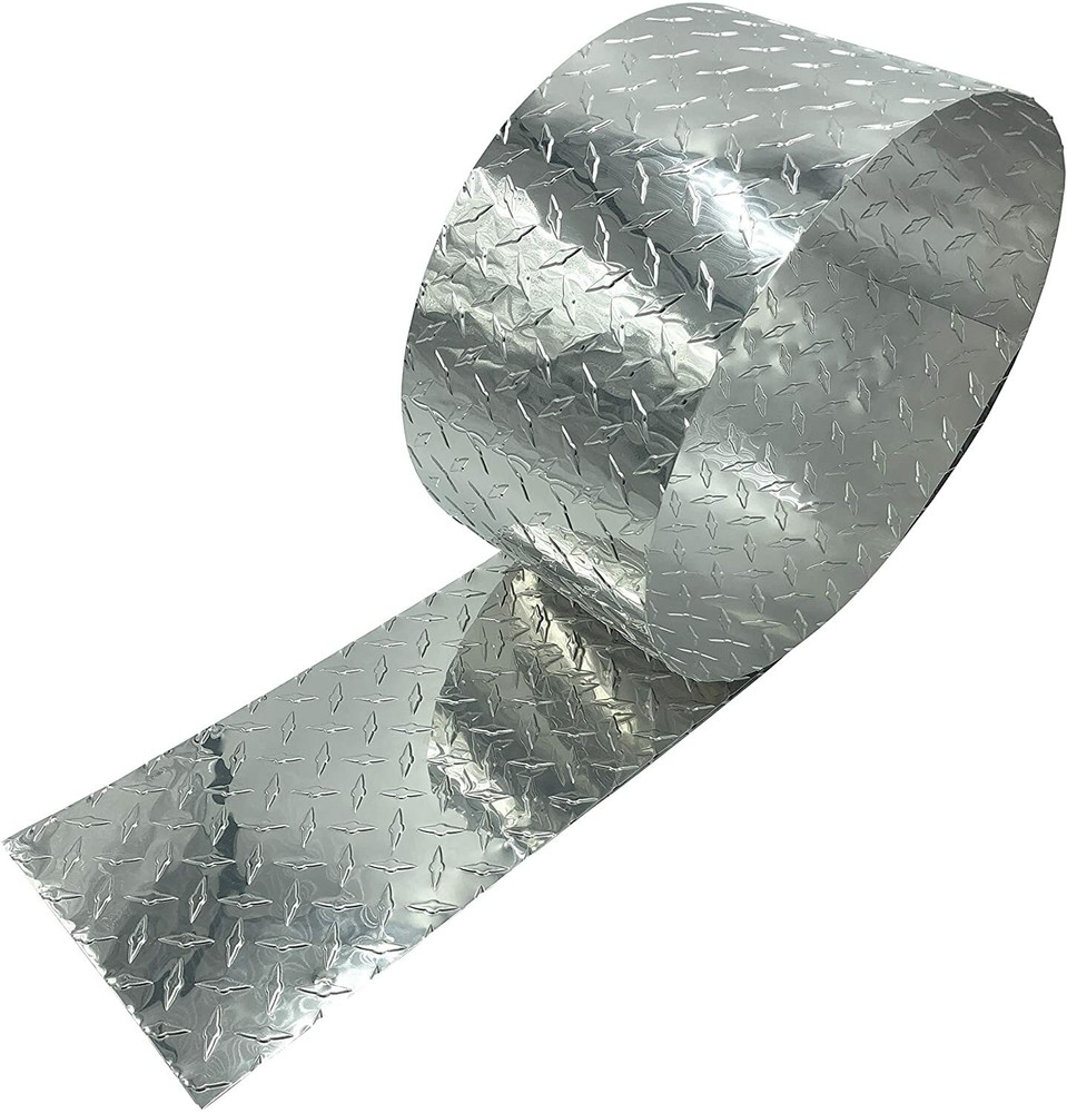 EAGLE 1 Thin .025 Aluminum Diamond Tread Plate Rolls Gravel Guards Many Colors