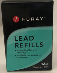 NEW FORAY Lead Refills,0.5 mm,HB Hardness. Pack Of 12 SHIPS N 24 HOURS