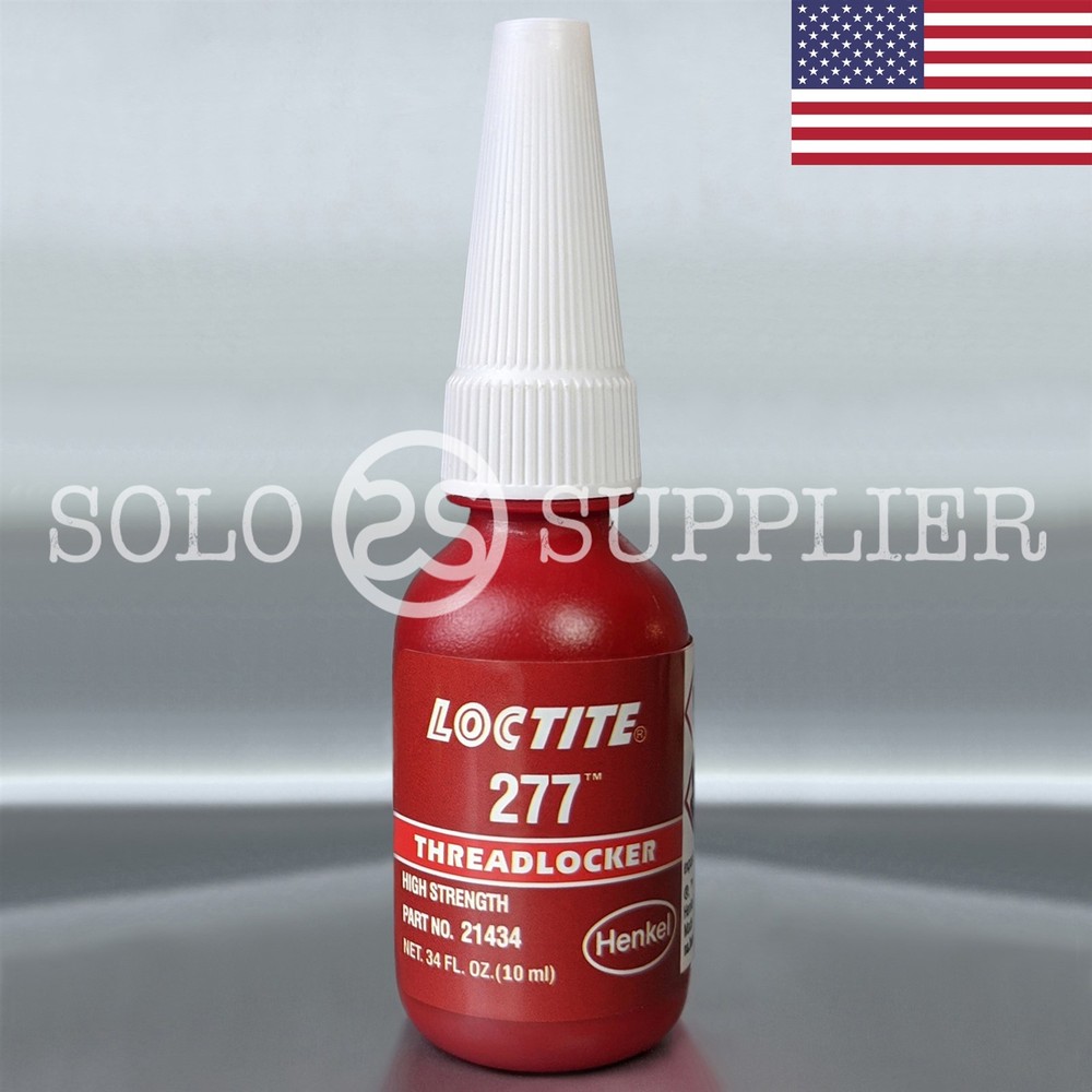 Loctite 277 Red High Strength Threadlocker 10ml USA – Expiration SALE 12/2025