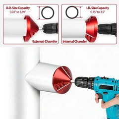 2 in 1 Inner-Outer PVC Chamfer Tool/Deburring Tool for PVC CPVC ABS PE PP Pipes